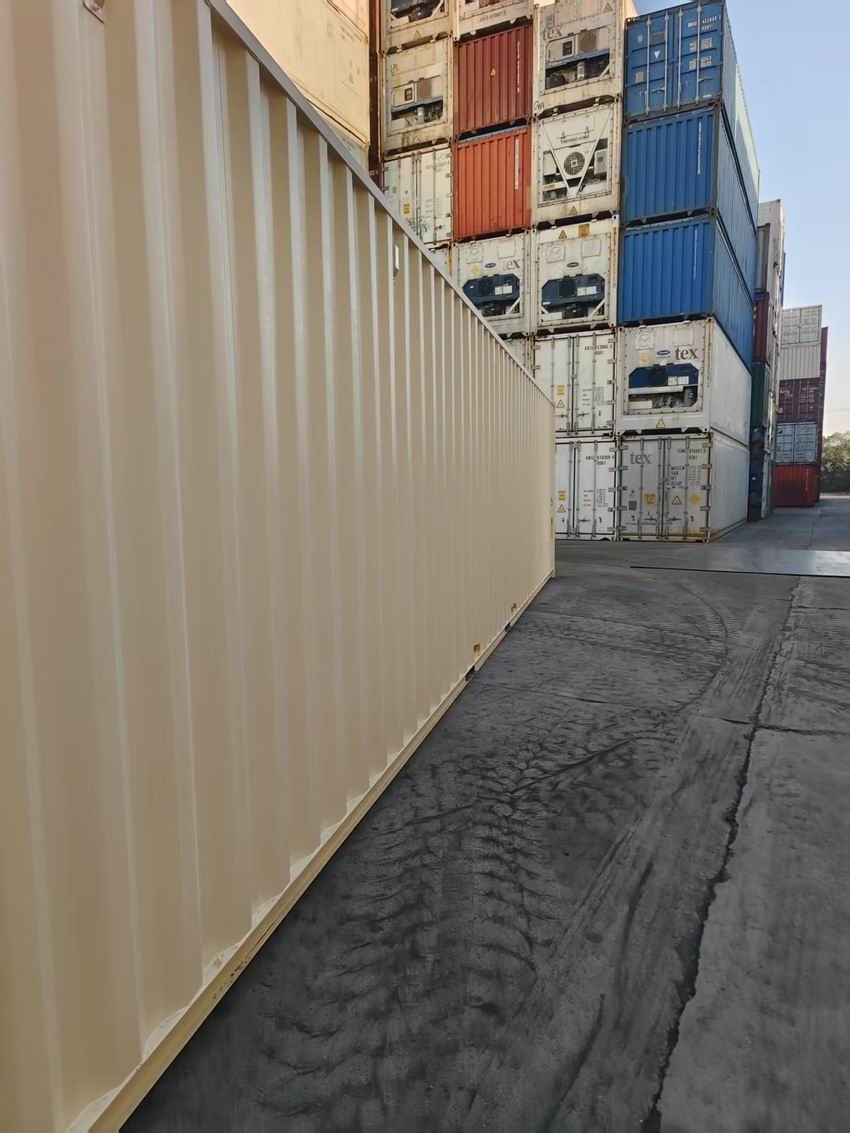 全新40尺高箱，米色，40HQ