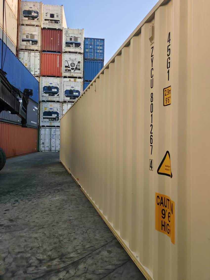 全新40尺高箱，米色，40HQ