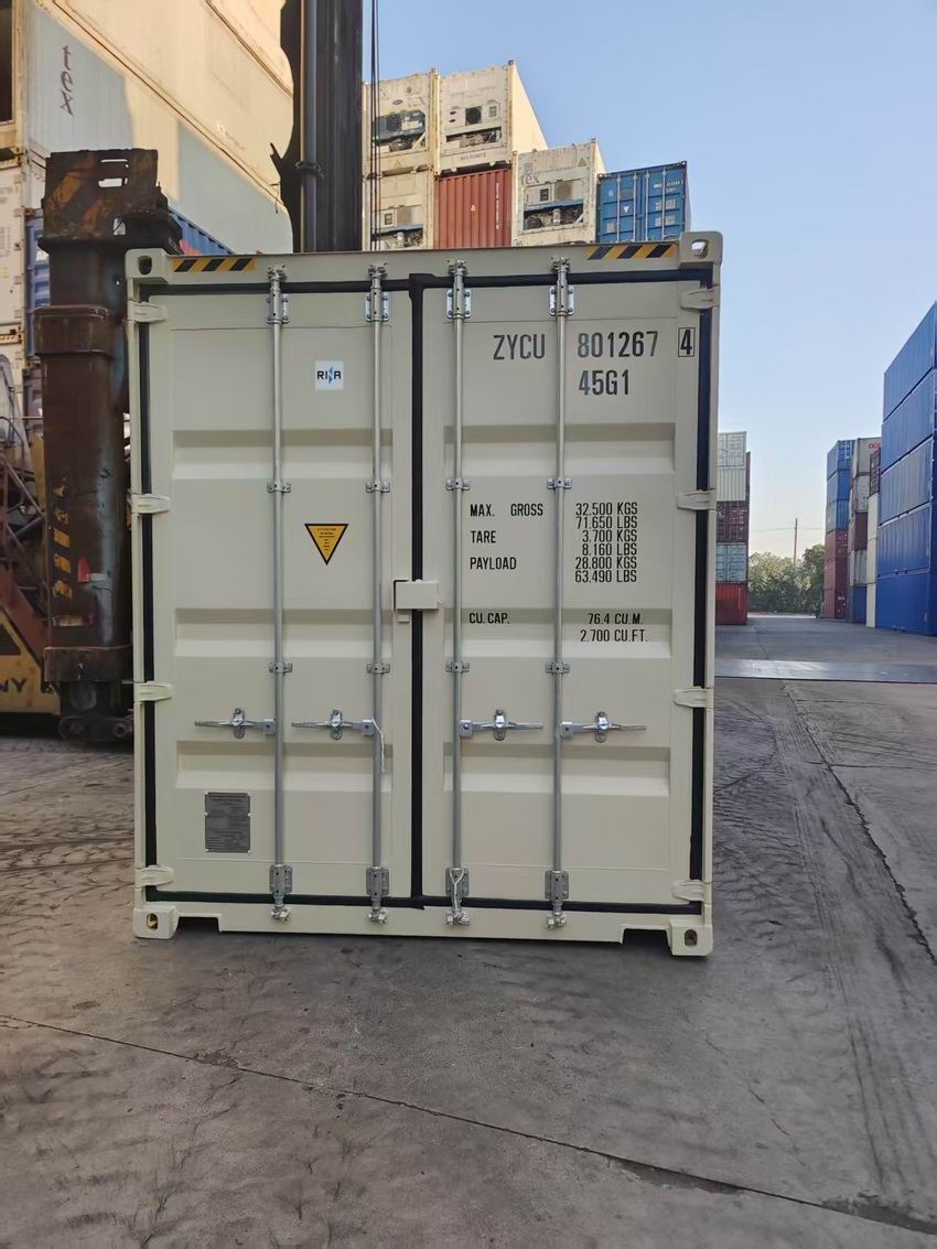 全新40尺高箱，米色，40HQ