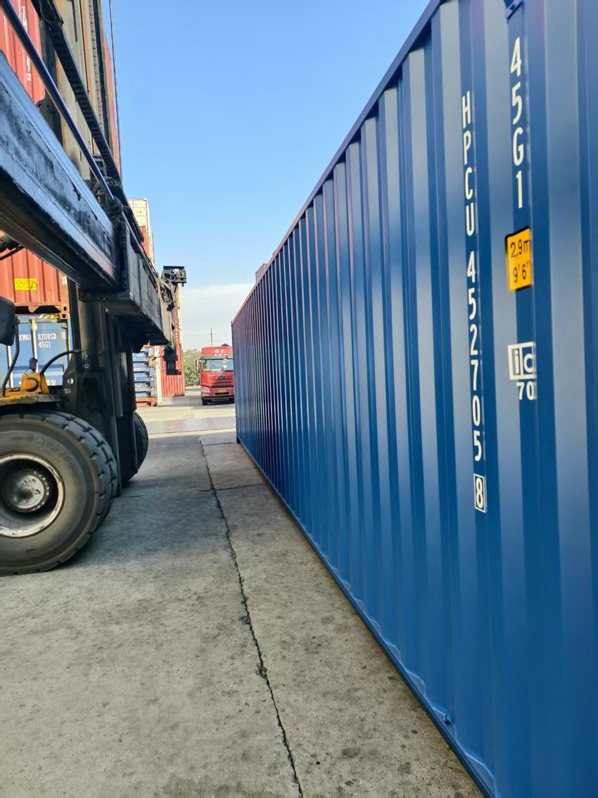 全新40尺集装箱，蓝色，40HQ